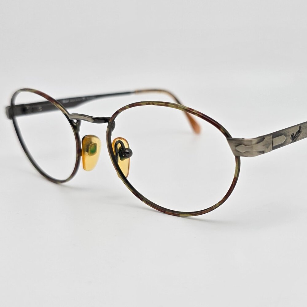Persol 2006-S SA/47 Havana Brushed Antique Gold Sunglasses Frame w/ Flexhinge